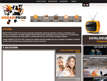 Tablet Screenshot of merapi-productions.com